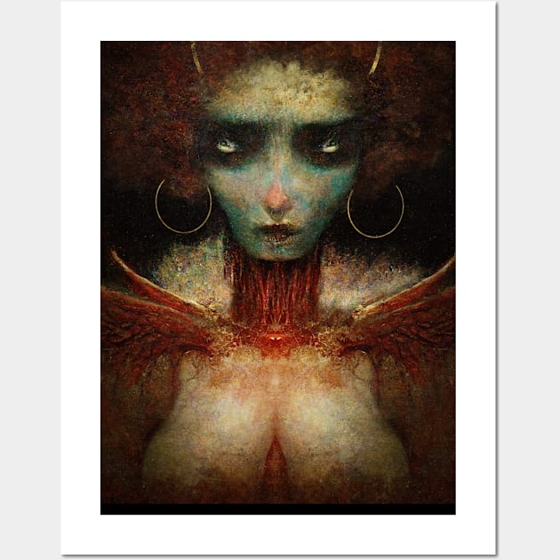 Red Queen... Wall Art by DarkIndigo